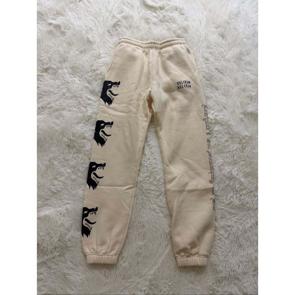 Kill Crew size XS cream sweatpants